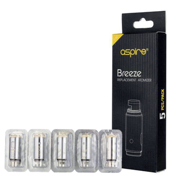 Aspire Breeze Replacement Coils - 1.2 ohm U-Tech - 100% Authentic (Pack of 5)