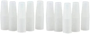 Vaporly UK Disposable Silicone Drip Tip Covers with Hole, Anti-Dust Mouthpiece 510 - (Pack of 10)