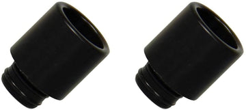Wide Bore 510 Drip Tips - Black for SMOK TFV8 Baby & Vaperesso NRG - (Pack of 2)