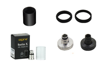 Aspire Nautilus X Replacement Parts: Seals, Drip Tip & 4ml Adapter Extension