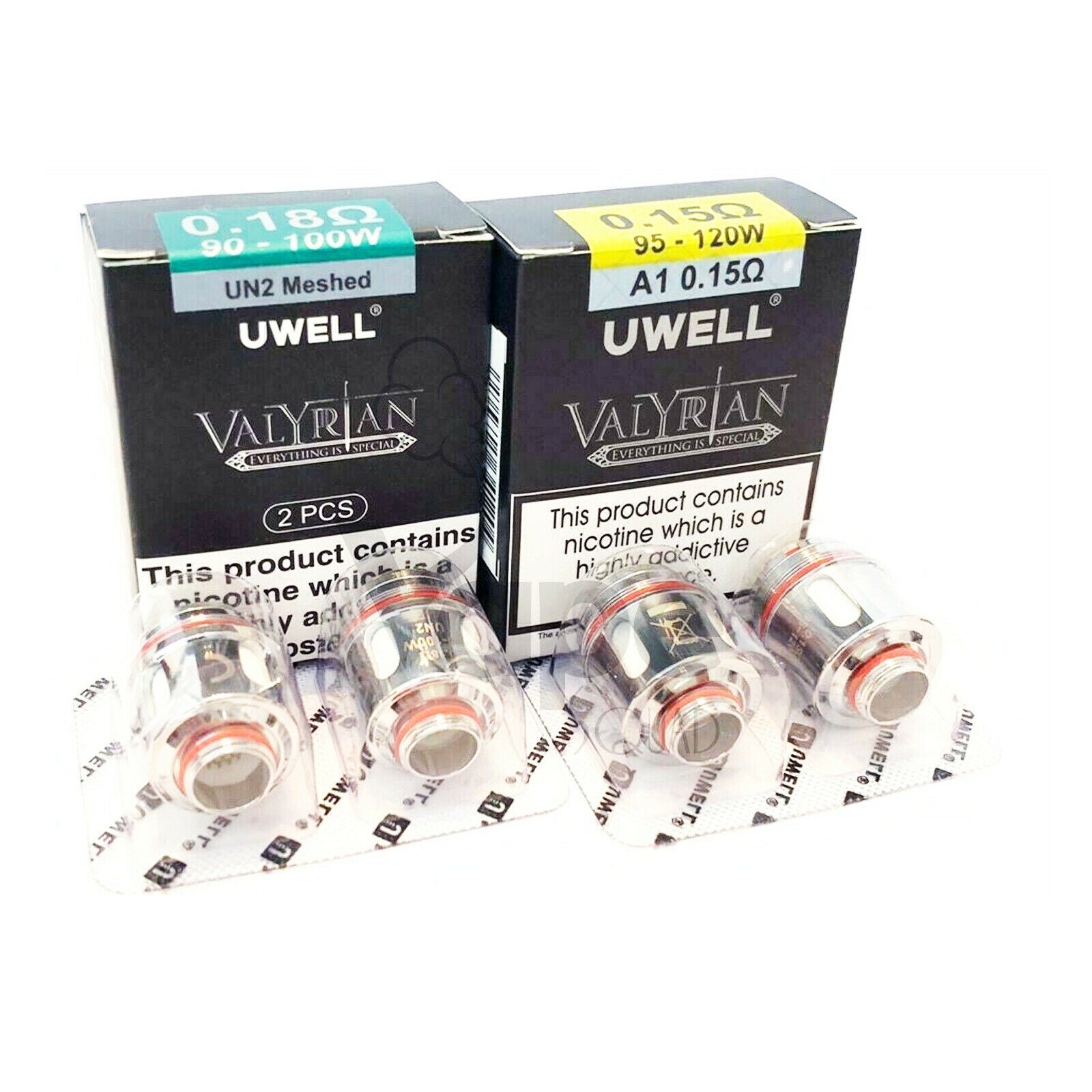 Genuine UWELL Valyrian A1 0.15 ohm & 0.18 ohm Mesh Replacement Coils Genuine UWELL Valyrian A1 0.15 ohm & 0.18 ohm Mesh Replacement Coils
