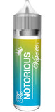 NOTORIOUS Premium UK E Liquid juice 70VG 30PG 50 Shortfill FREE NICSHOT