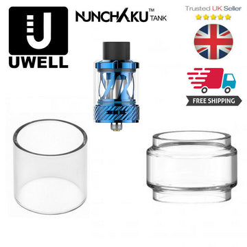 Uwell Nunchaku Replacement Bubble Glass - FatBoy Expansion, Straight Design
