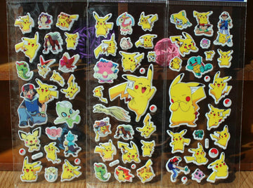 10+ Assorted Pokémon Stickers - Perfect for Phones, Cars, Bags, Books & Tablets