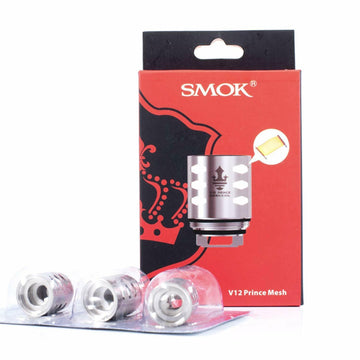 SMOK V12 P-Tank Coils - Q4 / Max Mesh RBA - 100% Authentic for Prince/Resa Tank