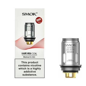 SMOK Vape Pen 22 Meshed Coils 0.15 Ohm, 30-50W V2 (5 Pack)