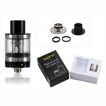 Aspire Atlantis Evo Tank Extension Kit - 2ml & 4ml, Includes Seals & Drip Tip