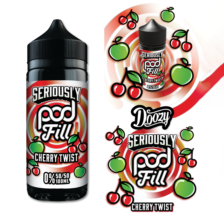 Seriously Pod Fill 100ml e-liquid by Doozy 50:50