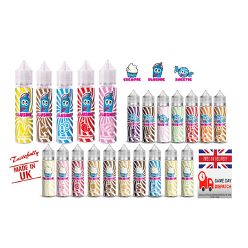 Liquavape Slushie E-Liquid - 50/60ml, 0/3mg, 70/30 VG