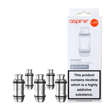 Aspire Pockex Coils 1.2 Ohm (5 Pack)