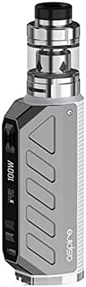 Original Aspire Deco Kit (Iron Grey), 100W Pod Mod Kit Fit 18650 or 21700 External Battery (Not Included), with 2ml Odan EVO Tank and Odan Mesh Sub-ohm Coils, No Nicotine