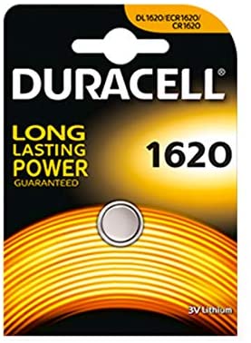 Duracell DL1620 3 V Lithium button cell battery pack of 1