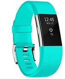 Replacement Watch Strap For Fitbit Charge 2 Strap Standard Silicone Wristband Band Watch Wrist Straps