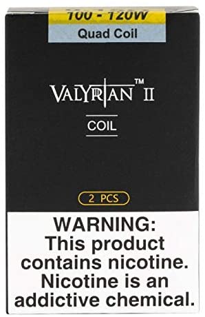 Uwell® Valyrian 2 Coils UN2 0.32Ω/ UN2-2 0.14Ω/ UN2-3 0.16Ω/ Quadruple 0.15Ω Pack of 2 Coils No Nicotine TPD Compliant (Pack of Quadruple Coil 0.15Ω 100-120W)