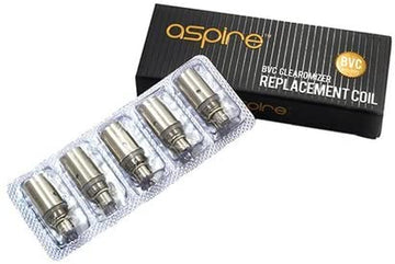 Aspire 1.6 ohm BVC Clearomiser Coil - Pack of 5