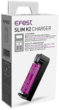 EFEST SLIM K1 K2 Intelligent Charger | 1 or 2 Slot 18650 Battery Charger | 10440,17650,17670,18350,18490,18500,18650,20700,26500,26650