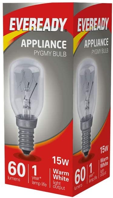 Eveready 15W Himalayan Salt Lamp Bulbs, SES/E14 Small Edison Screw Cap - Pack of 10