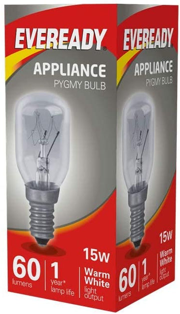 Eveready 15W Himalayan Salt Lamp Bulbs, SES/E14 Small Edison Screw Cap - Pack of 10