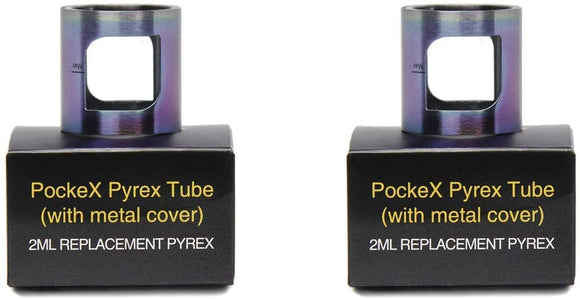 2X Aspire Pockex Replacement Glass [Rainbow]