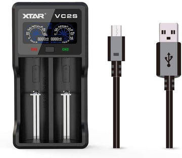 XTAR 2 BAYS 18650 Battery Charger