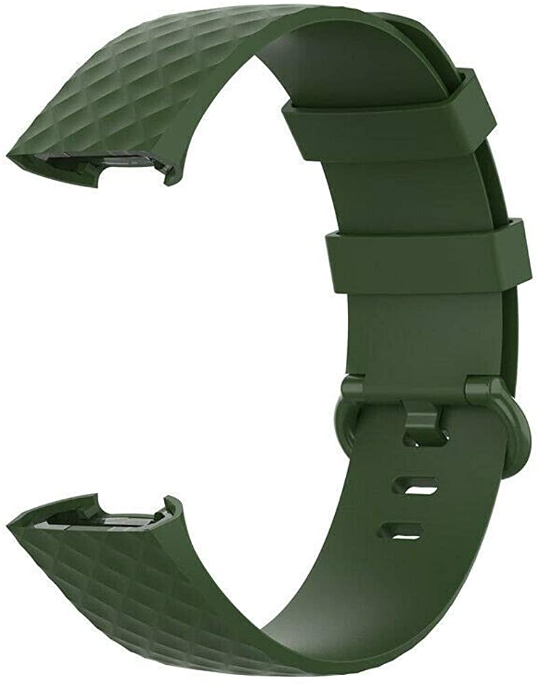 Fitbit Charge 3/4/SE Replacement Silicone Watch Strap - Standard Wristband