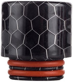 Drip Tip for SMOK TFV12 Prince Tank Universal 810 Fitting Honeycomb Snake Cobra epoxy Resin no Nicotine Short Wide Vaporly uk