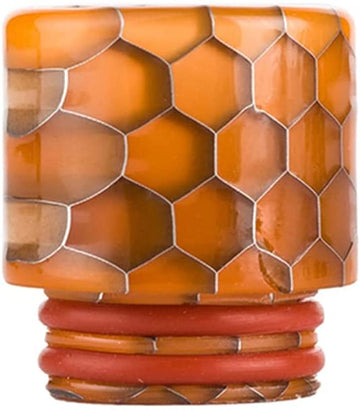 Vaporly UK Honeycomb Snake Cobra Drip Tip for SMOK TFV12 Prince Tank - Universal 810 Fitting
