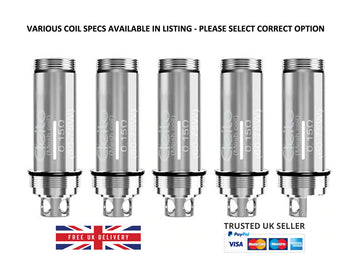 Various Aspire Cleito Coils Mesh Pro EXO 0.15 0.4 0.2 0.5 Ohm Coil Atomiser UK