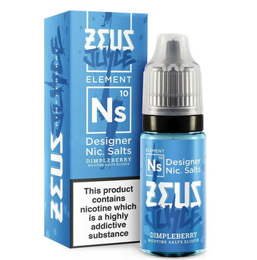 ZEUS Juice Nic Salts Dimpleberry Black Reloaded - 10mg & 20mg, 10ml