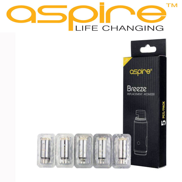 Aspire Breeze Replacement Coils | 0.6Ω U-Tech | Vaping UK | 100% Authentic