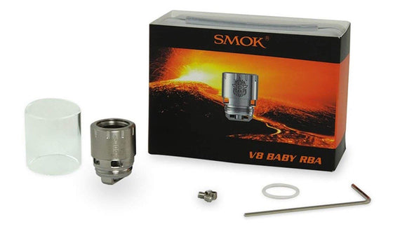 SMOK TFV8 V8 BABY BEAST RBA Rebuildable Atomizer 0.35 Ohm Genuine UK