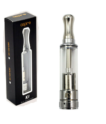 100% genuine Aspire K1 Glassomiser Atomiser Clearomiser 1.8 ohm E Cig BVC Tank