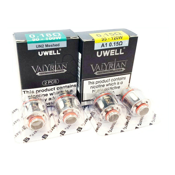 UWELL VALYRIAN COILS 0.15ohm A1 0.18 Mesh Coil Genuine Replacement Coil uk vape