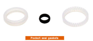 Aspire Pockex Replacement Seals / Top Retaining Base / Drip Tip / Glass Genuine