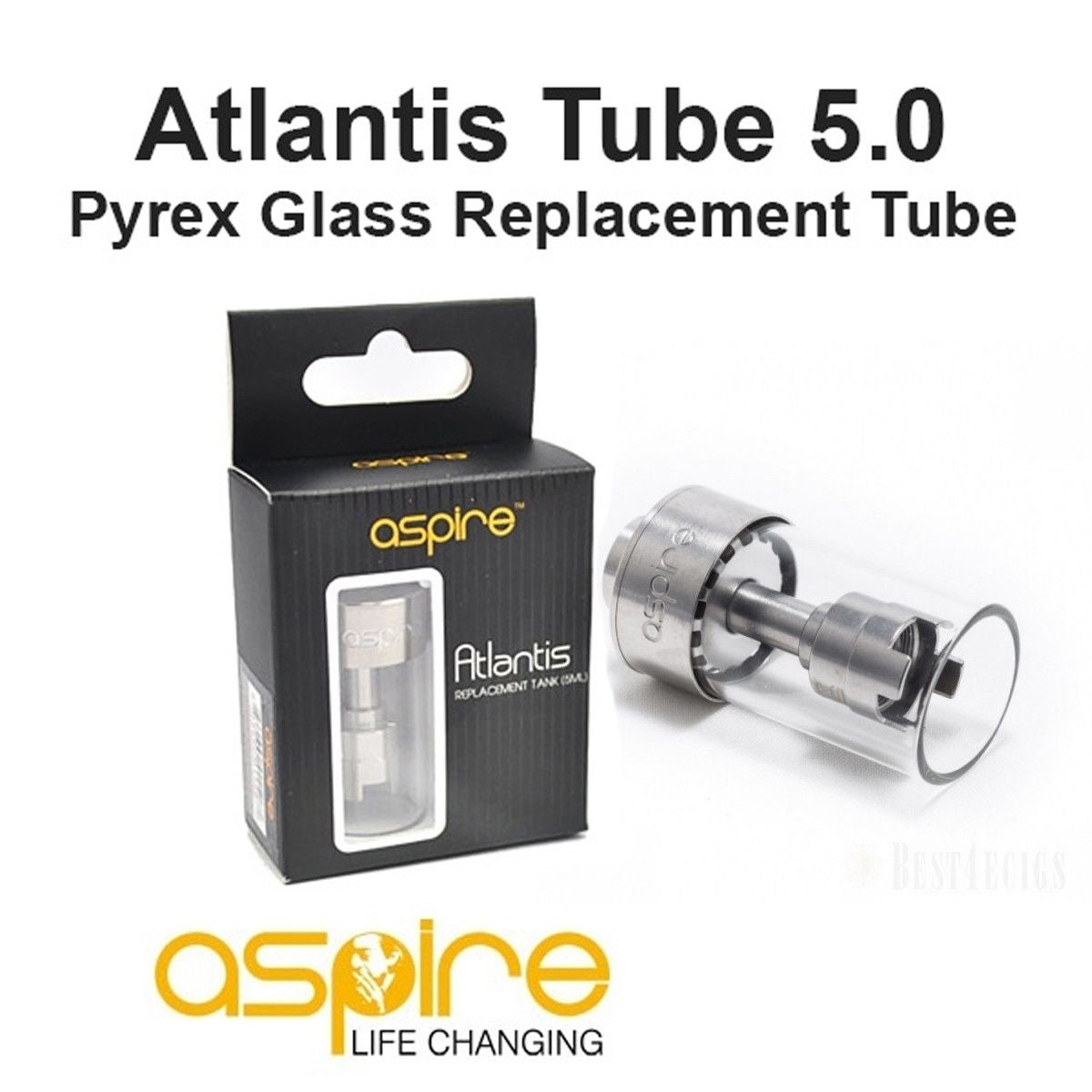 Aspire Atlantis 5ml Genuine Extended Glass Tank Kit