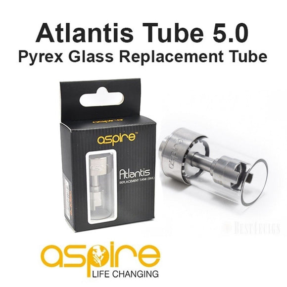 Aspire Atlantis 5ml Extended Glass Tank Kit EXTENSION Tube 100% Genuine
