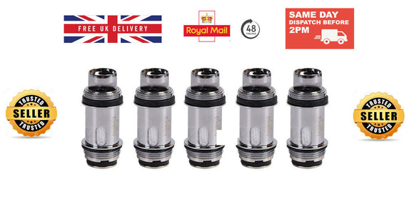 Replacement coils fits Aspire Pockex kit e-cig 0.6 Ohm Coil Burner Atomizer UK