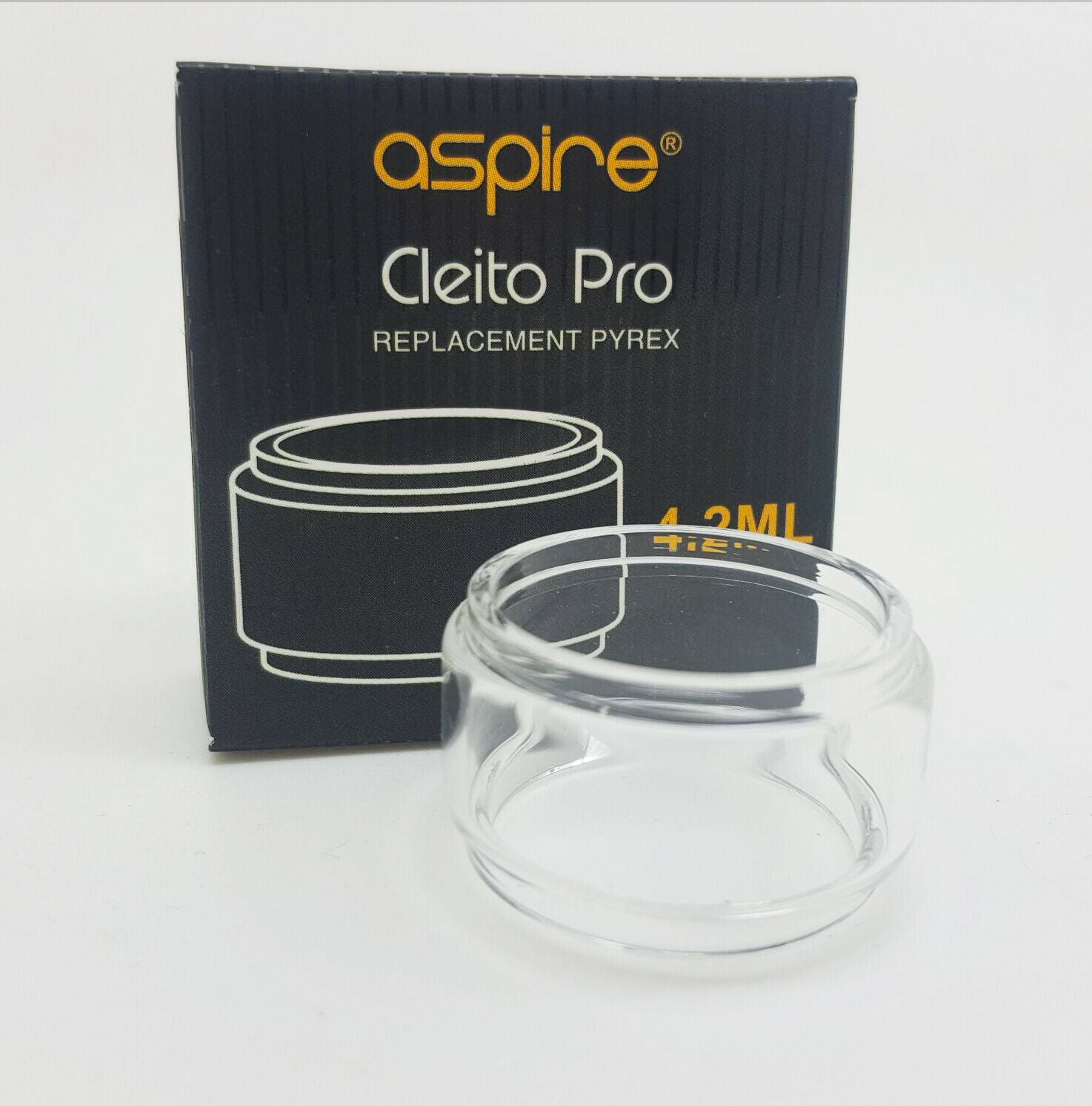 Genuine Aspire Cleito Pro Bubble Glass - 4.2ml Replacement