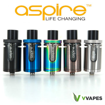 Genuine Aspire Cleito EXO Tank Rainbow Black Blue Silver EXO Coils 0.16 Ohms