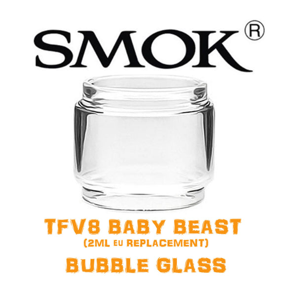 SMOK TFV8 BABY Beast 2ML to 3.5ml Fatboy Bubble Bulb Extended Replacement Glass