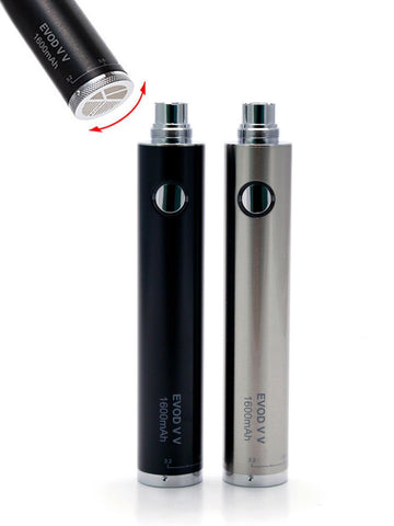 KangerTech EVOD VV Twist 1600mAh Rechargeable Battery - Authentic eGo-T UK