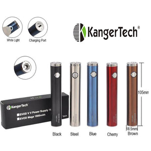 KangerTech EVOD Mega 1900mAH battery only Kanger 510 Thread 100% Genuine VAPE UK