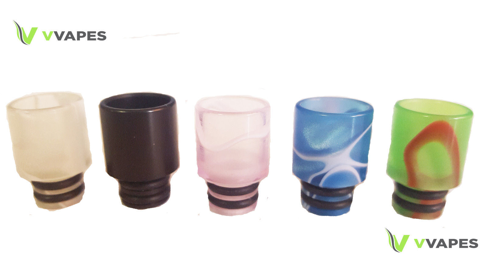 Universal 510 Resin Drip Tip - Wide Bore Delrin Tips