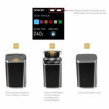 Smok Majesty MOD Starter Kit - RED Carbon Fiber Luxury e-cig TFV8 X-BABY Genuine