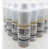 100% VG Nicshots electronic cigarette e-liquid in 18mg / 15mg 1.8 / 1.5 %