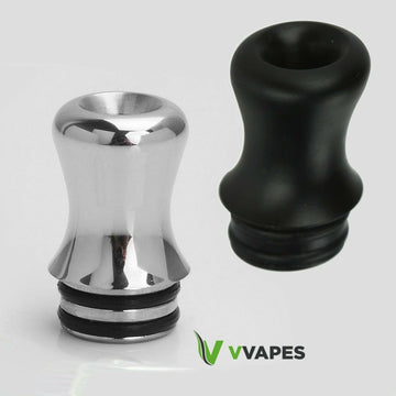 510 Drip Tip Tips Mouthpieces for SMOK TFV8 BABY BEAST TANK M17- Silver or Black