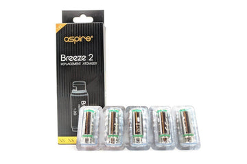 Aspire Breeze 2 Replacement Coils 1.0 Ohm - 5 Pack (U Tech Nic Salt)