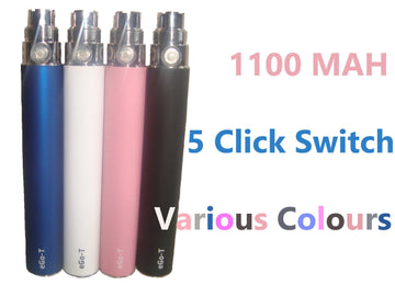 E-Cigarette Batteries 510 Thread Shisha Pen Ego-T Style