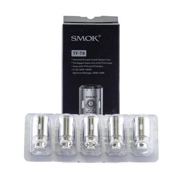 Genuine Smok TFV4 TF-T8 Sub Ohm Coils 0.16 Ohm - 60-180W (5 Pack)