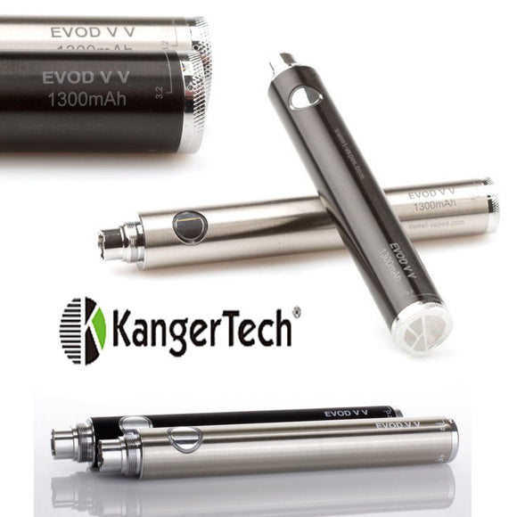 KangerTech EVOD VV 1300mAh Battery Twist | Vape Battery 100% Genuine Kanger UK